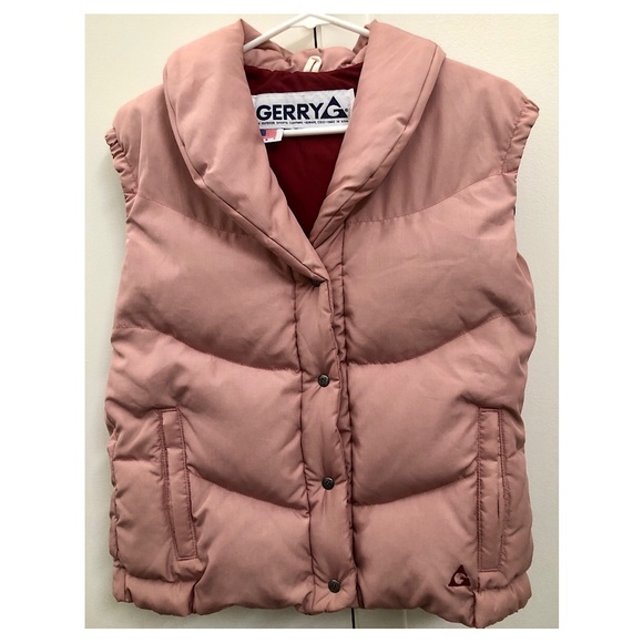 Gerry Jackets & Blazers - Vintage 80s Women's Gerry Ski Vest Mauve made in USA!